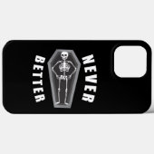 ネバー・ベター・デッド・インサイド・スケルトン・ハロウィン Case-Mate iPhoneケース (裏面 (横))