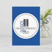 ネバ忘れー911グレイ世界貿易センター 招待状 (スタンド正面)