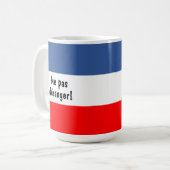 ネパセレンジャー（邪魔しない）フラフランスのグ コーヒーマグカップ (正面左)