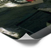 ネパールのカトマンズにある仏教寺院 ポスター (角)