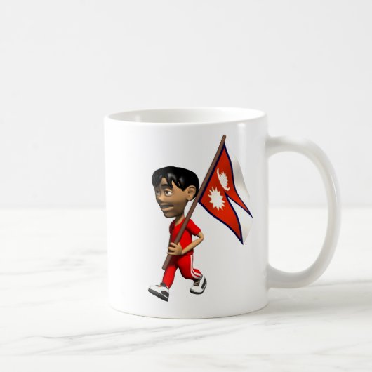 ネパールのマグ コーヒーマグカップ (右)