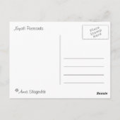 ネパールの地図 ポストカード (裏面)