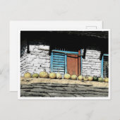 ネパールの屋根 ポストカード (正面/裏面)