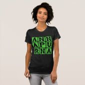 ネパールの山脈アンナプルナ Tシャツ (正面フル)