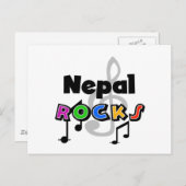 ネパールの岩 ポストカード (正面/裏面)