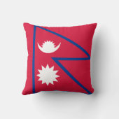 ネパールの旗の枕 クッション (裏面)