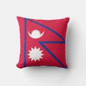 ネパールの旗の枕 クッション (正面)