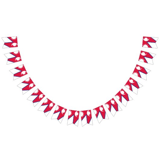 ネパールの旗 バンティングフラッグ (全)