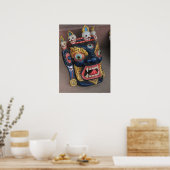 ネパールの神の仮面ポスター ポスター (キッチン)