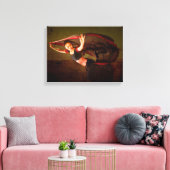 ネパールダンサー キャンバスプリント (インサイチュ (リビング))