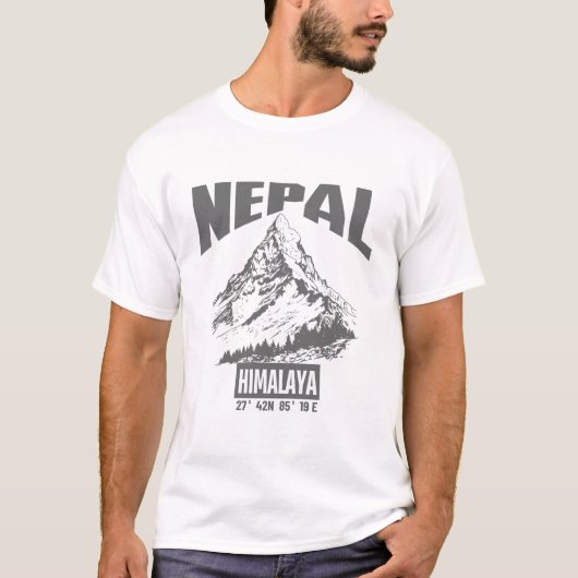 ネパールヒマラヤ Tシャツ (正面)