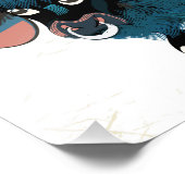 ネパールヤックヴィンテージスタイル旅行ポスター フォトプリント            (角)