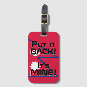 ネパール国おもしろい旗 ラゲッジタグ