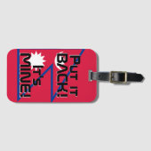 ネパール国おもしろい旗 ラゲッジタグ (正面横)