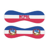 ネパール国旗とコート・オブ・アームズ 野球ボール (パネル)