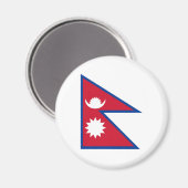 ネパール国旗の国の象徴 マグネット (正面/裏面)