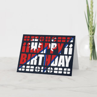 ネパール国旗の誕生日カード カード