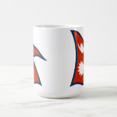 ネパール国旗マグカップ コーヒーマグカップ (中央)
