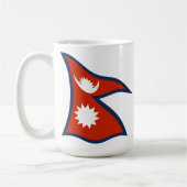 ネパール国旗マグカップ コーヒーマグカップ (左)