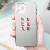 ネパール国旗6のコレクションパック シール (スマートフォン)