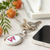 ネパール国旗 キーホルダー (側面)