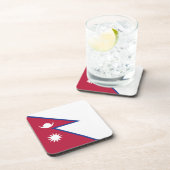 ネパール国旗 コースター (右側)