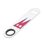 ネパール国旗 スピード栓抜き (正面アングル)