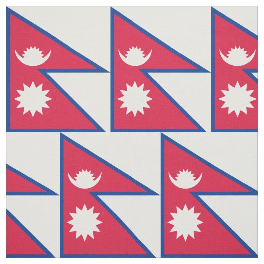 ネパール国旗 ファブリック (見本)