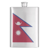 ネパール国旗 フラスク (正面)