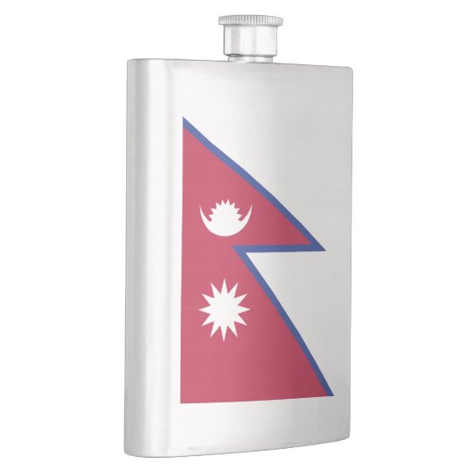 ネパール国旗 フラスク (右)