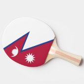 ネパール国旗 卓球ラケット (横)