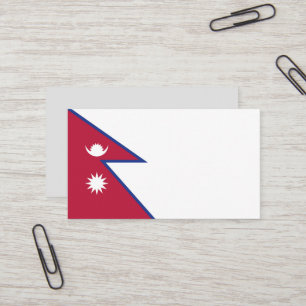 ネパール国旗 名刺