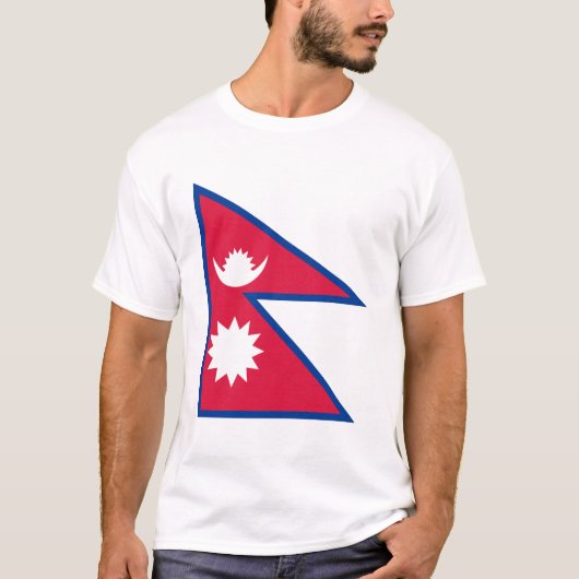ネパール国旗 Tシャツ (正面)