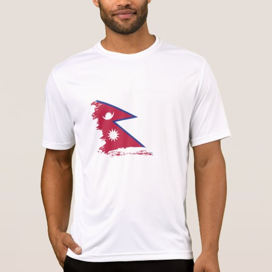 ネパール国旗 Tシャツ (正面)