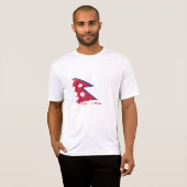 ネパール国旗 Tシャツ (正面フル)