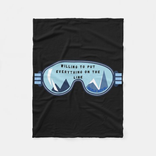 ネパール登山ウェア フリースブランケット (正面)