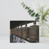 ネパール祈りの言葉ホイール ポストカード (スタンド正面)