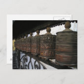 ネパール祈りの言葉ホイール ポストカード (正面/裏面)