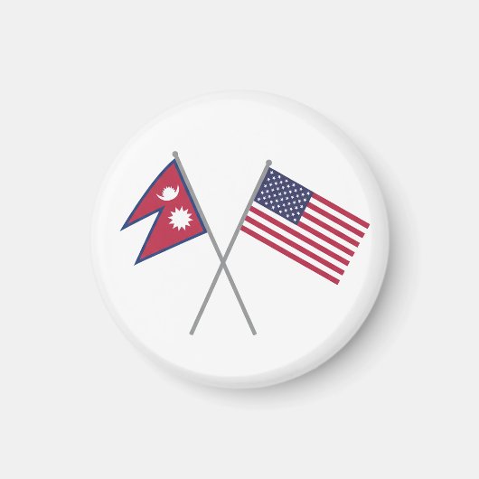 ネパール系アメリカ人 マグネット (正面)