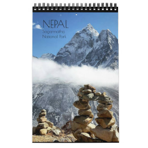 ネパール2026カレンダーSagarmatha / Everrest Trek カレンダー