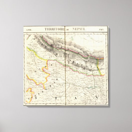 ネパール、アジア83 キャンバスプリント (正面)