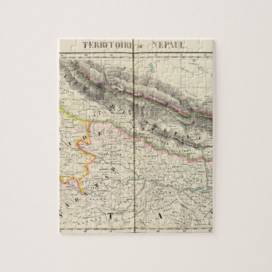 ネパール、アジア83 ジグソーパズル (縦)