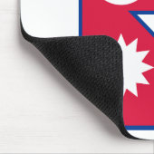 ネパール（ネパール）国旗 マウスパッド (コーナー)