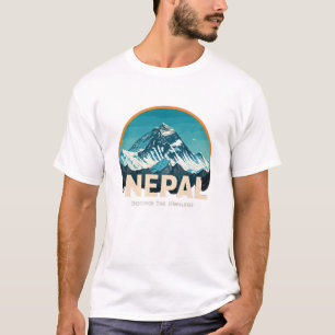 ネパール ヒマラヤ山脈を発見しよう Tシャツ