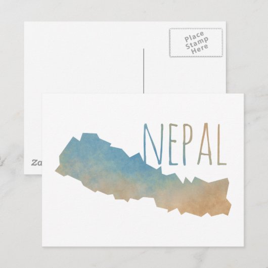ネパール ポストカード (正面/裏面)