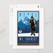 ネパール ポストカード (正面/裏面)