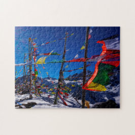 ネパール・ランタン国立公園。 ジグソーパズル