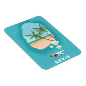 ネビカリブのス島図解入りの、写真付きのの地図。 マグネット (右側)