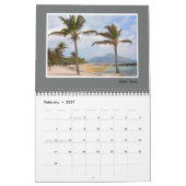 ネビスの島のカリブのカレンダー カレンダー (2月 2027)