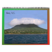 ネビスの島のカリブのカレンダー カレンダー (カバー)